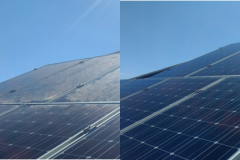 Solar Panel Clean Before and After